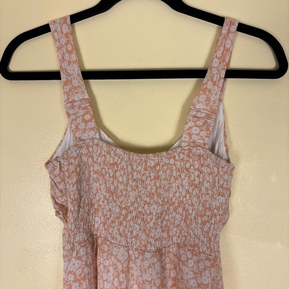 LOST + WANDER Pick Me In The Desert Dress Size XS Pink Floral Midi Summer Spring - Picture 8 of 12